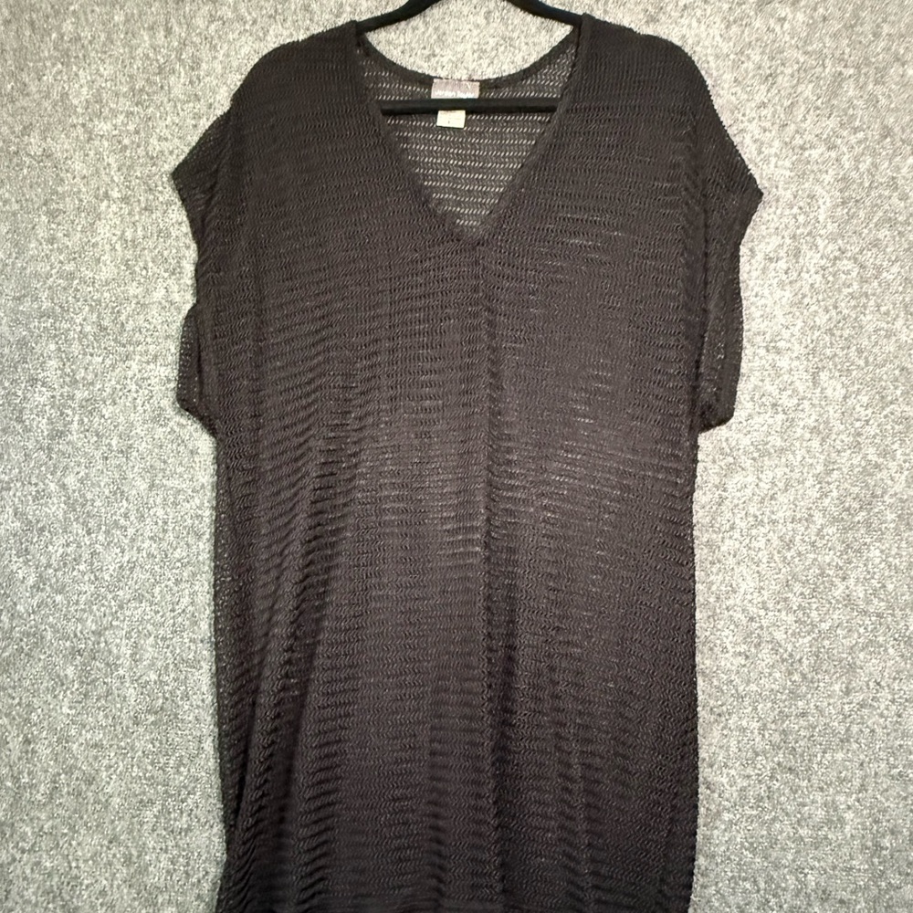 Jordan Taylor Black Mesh Blouse